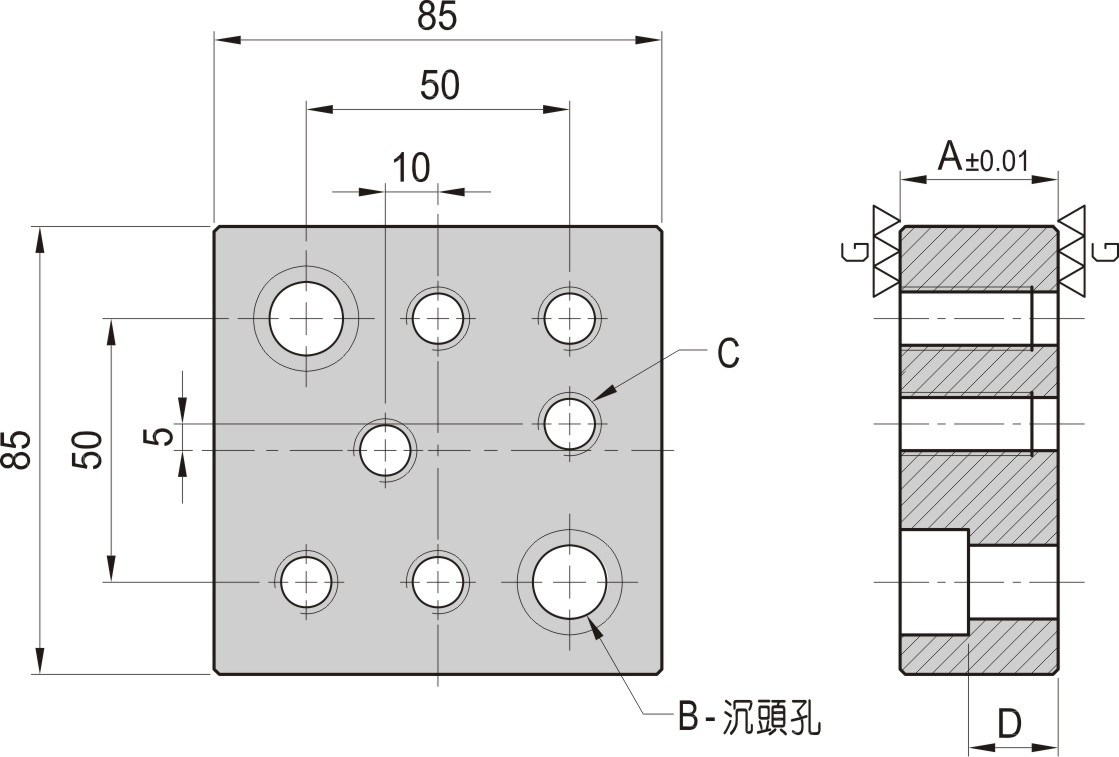 SU05 方型垫块