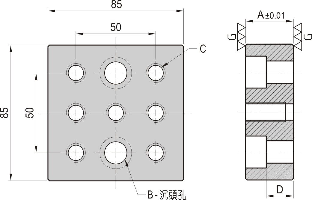 SU06 方型垫块