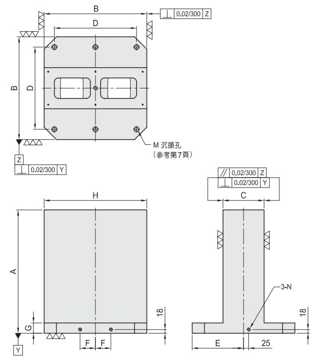 BP10 MC双面基座