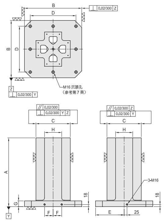 BP29 MC十字基座