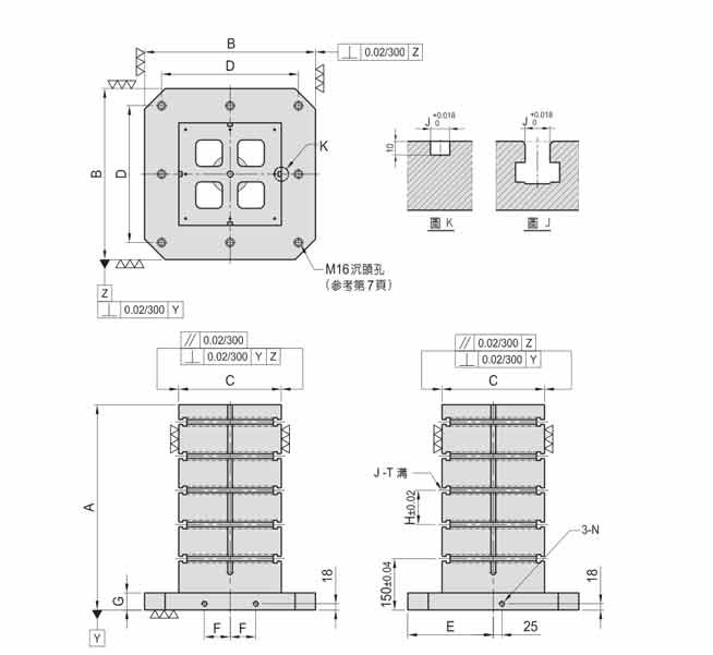 BPA09 MC双面基座