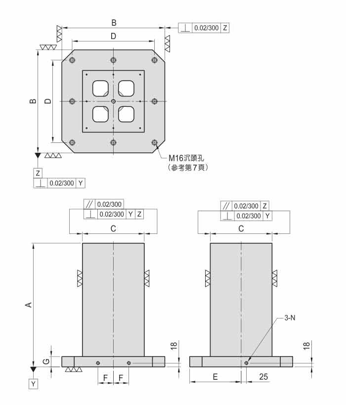 BPA07 MC四面基座