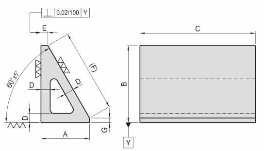 BC14 三角型治具（30°）