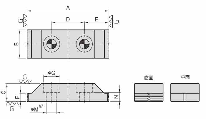 CP30 夹具基准面