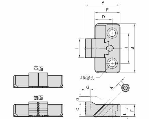 CP38 可调式侧面夹具