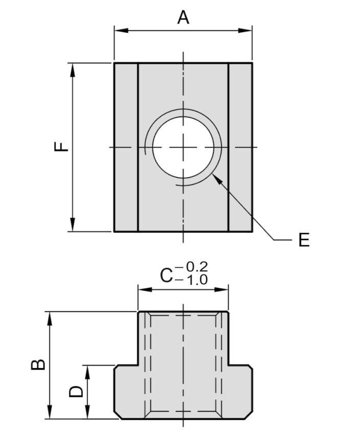 PT06   T型螺帽