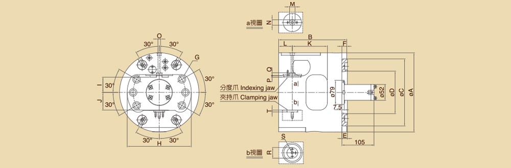 IC分度夹头